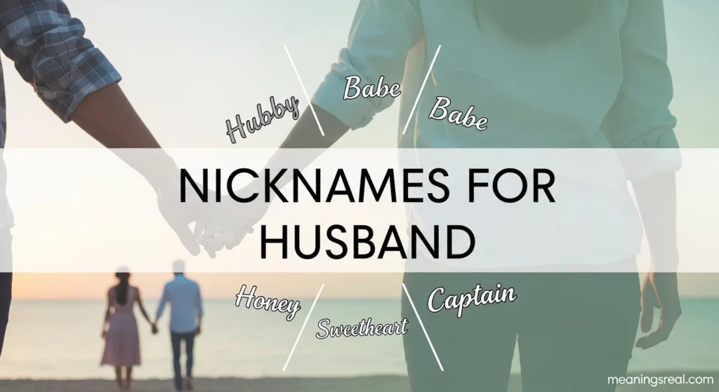 Nicknames for Husband