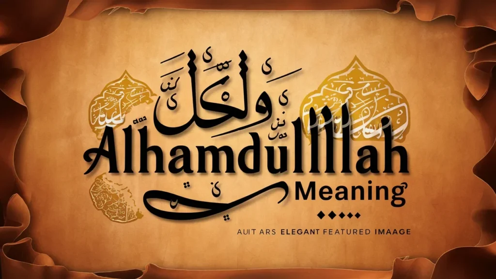 Alhamdulillah Meaning