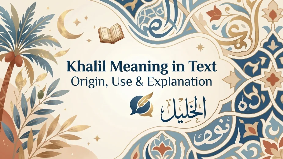 Khalil Meaning in Text: Origin, Use & Explanation