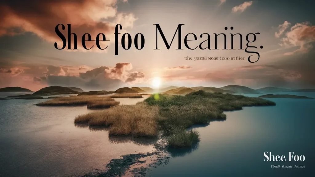 Shee Foo Meaning