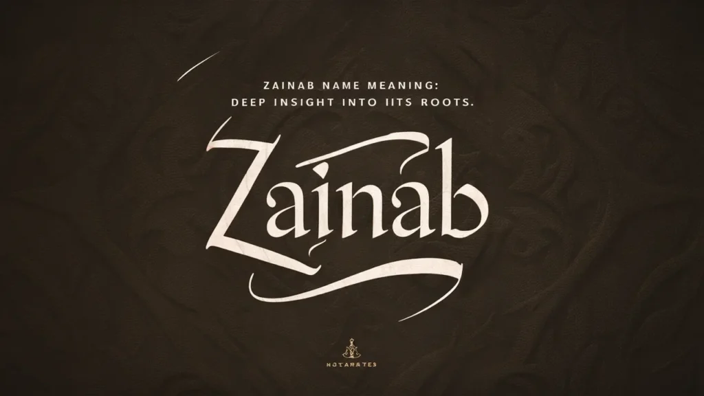 Zainab Name Meaning: Deep Insight Into Its Roots