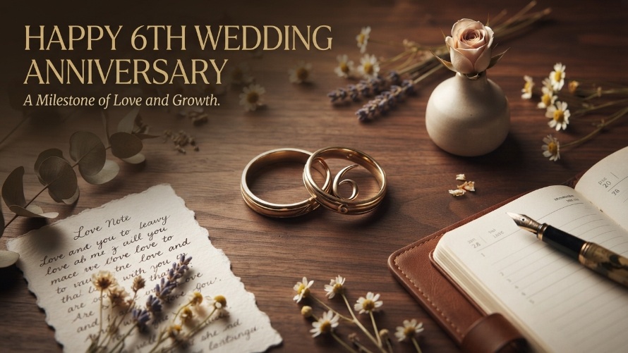 Happy 6th Wedding Anniversary