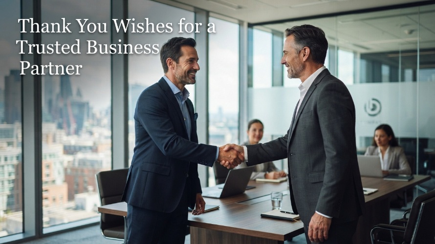 Thank You Wishes for a Trusted Business Partner