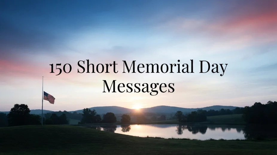 150  Short Memorial Day Messages