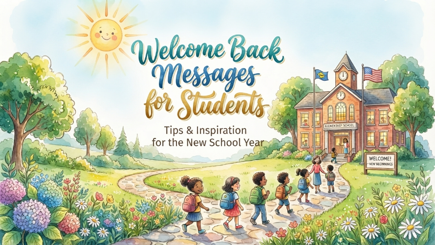 Welcome Back Messages for Students