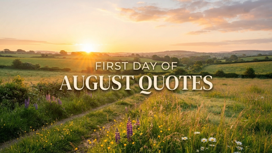 First Day of August Quotes