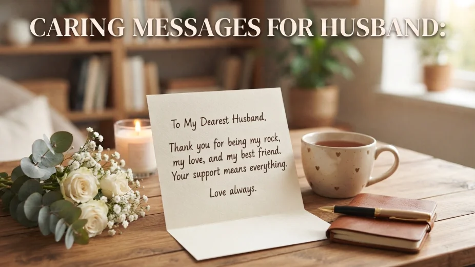 Caring Messages for Husband: