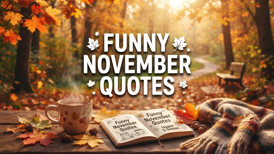 Funny November Quotes