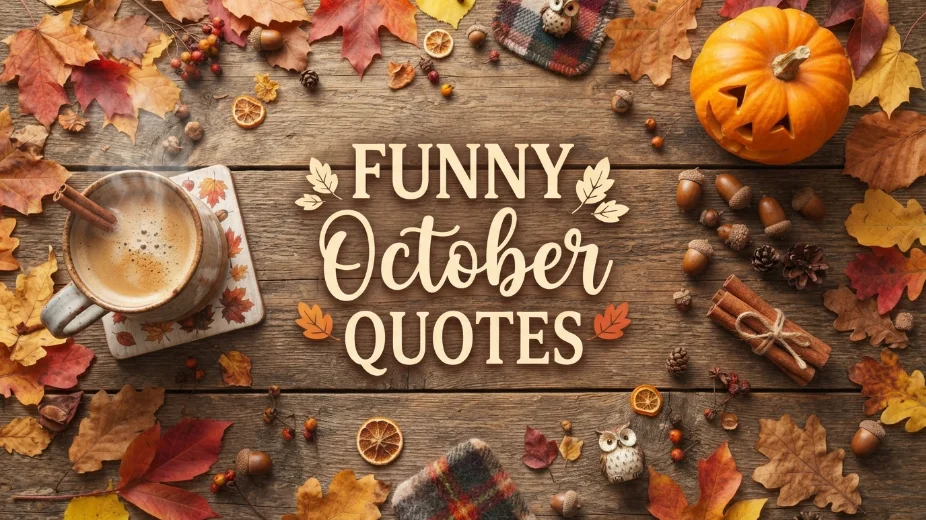 Funny October Quotes