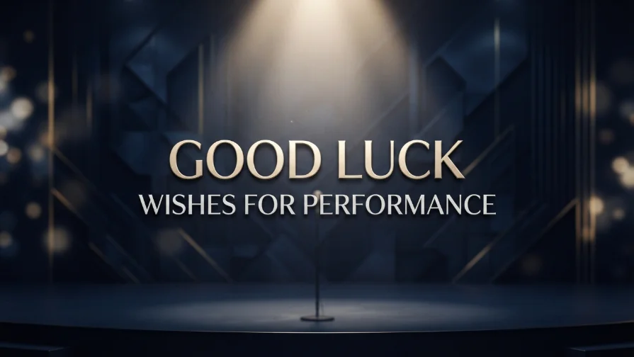 Good Luck Wishes for Performance
