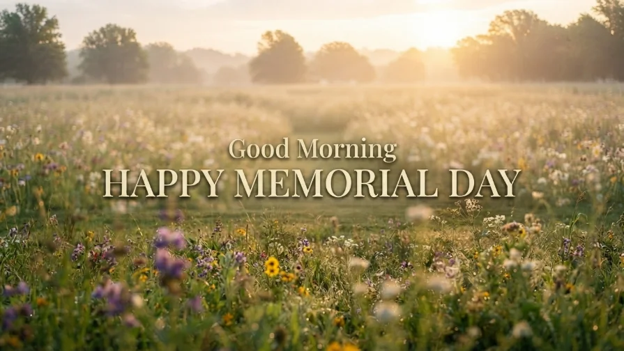 Good Morning Happy Memorial Day