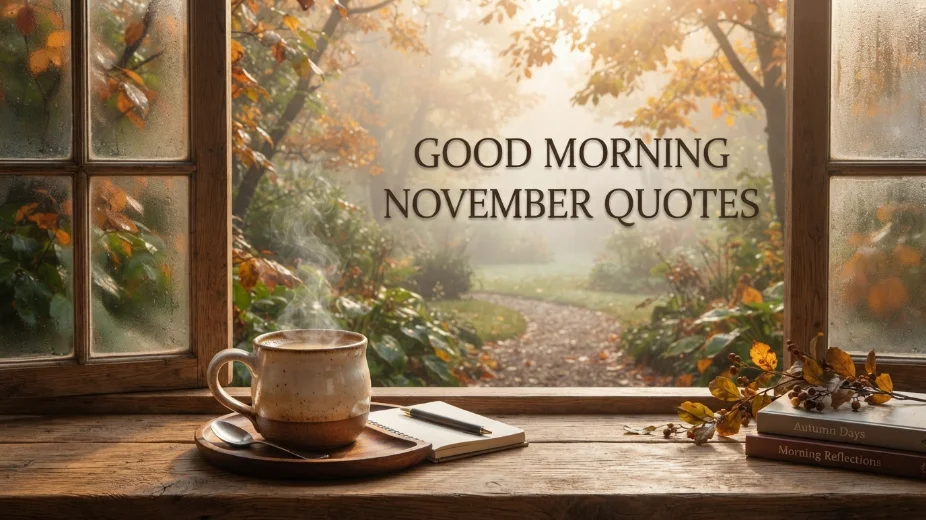 Good Morning November Quotes