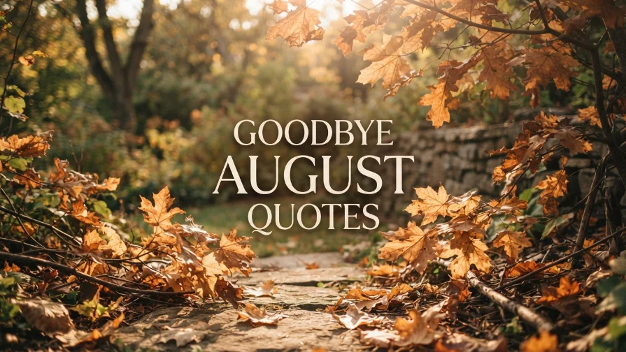 Goodbye August Quote