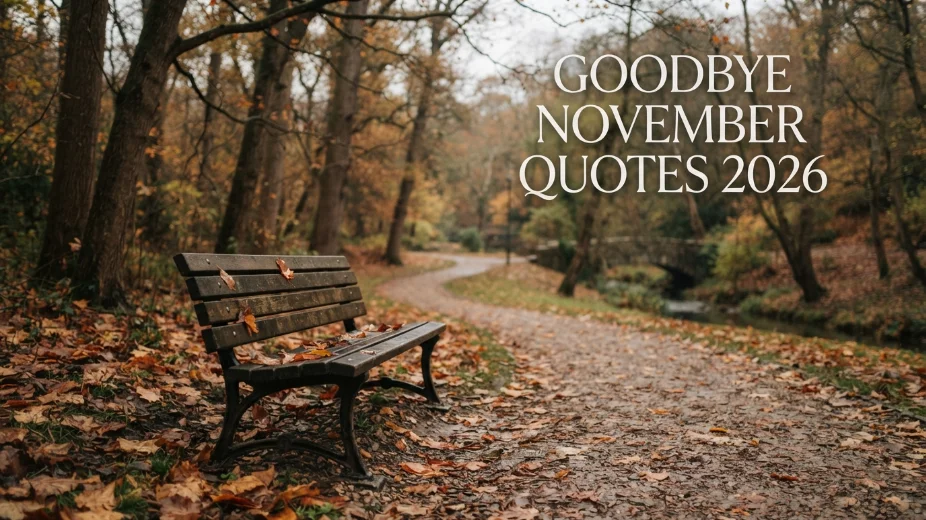 Goodbye November Quotes 2026/27