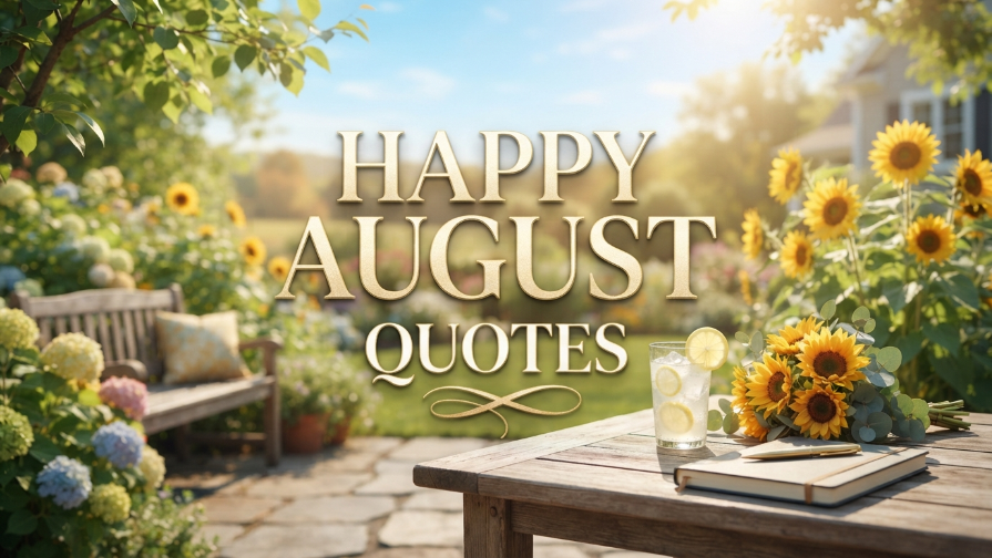 Happy August Quotes 