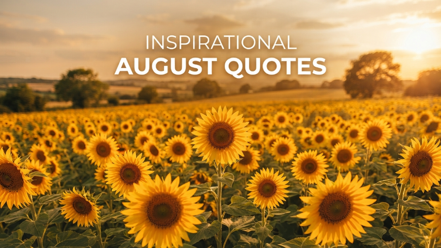 Inspirational August Quotes