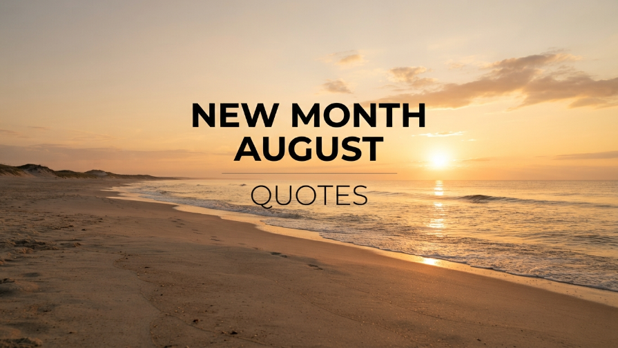 New Month August Quotes 