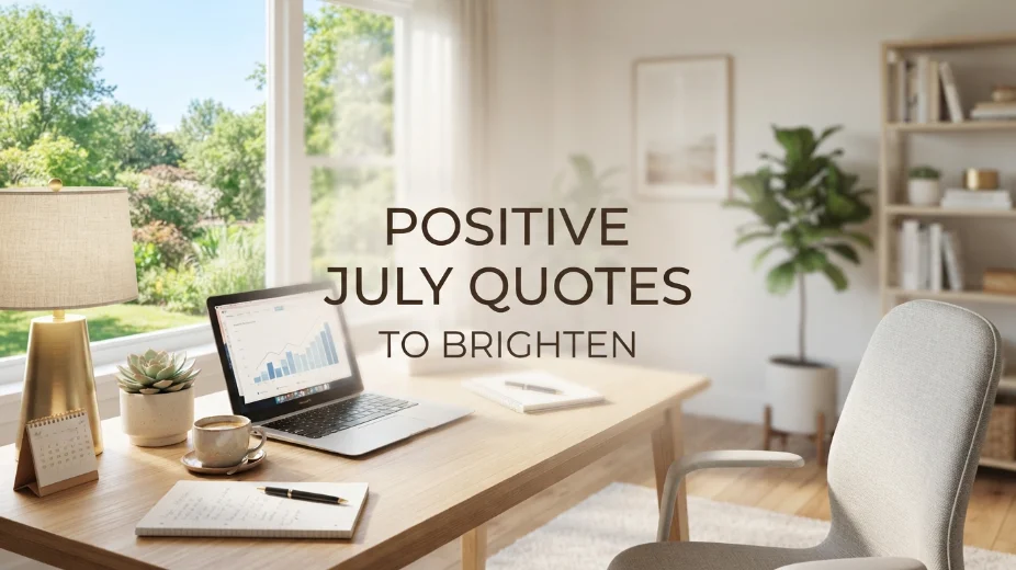 Positive July Quotes to Brighten 