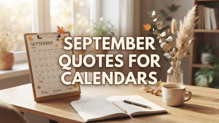 September Quotes for Calendars
