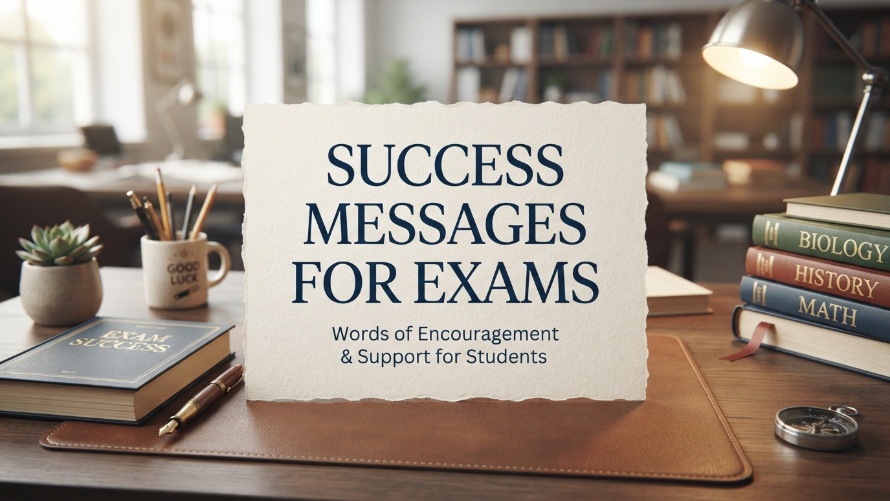 Success Messages for Exams:                 
