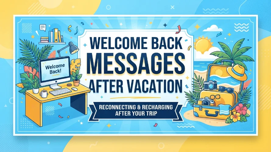 Welcome Back Messages After Vacation