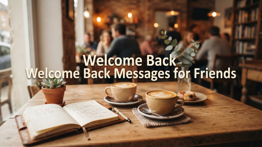 Welcome Back Messages for Friends