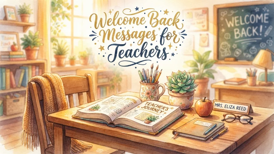 Welcome Back Messages for Teachers