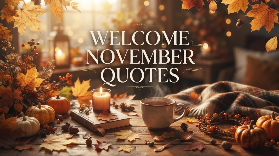 Welcome November Quotes