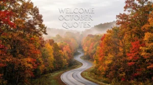 Welcome October Quotes