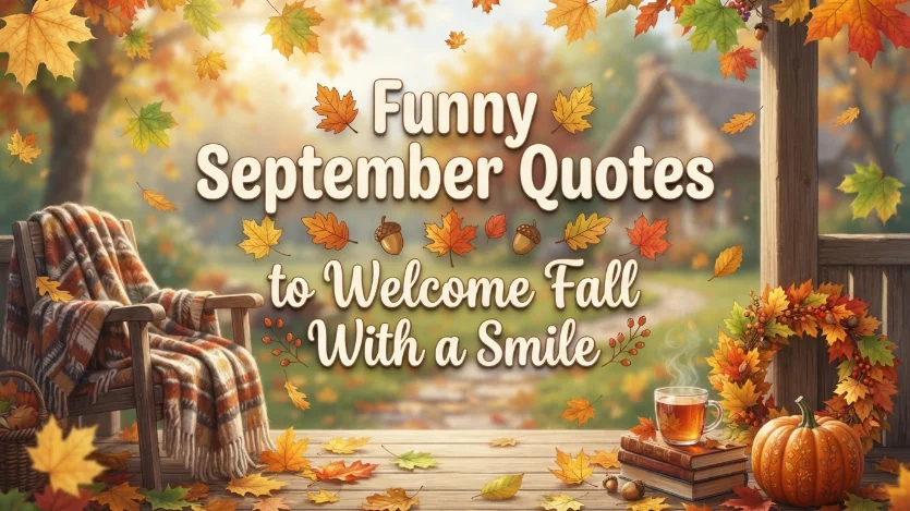 Funny September Quotes to Welcome Fall With a Smile