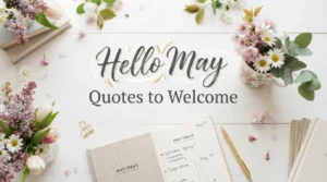Hello May Quotes to Welcome