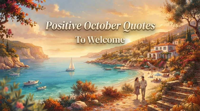 Positive October Quotes to Welcome