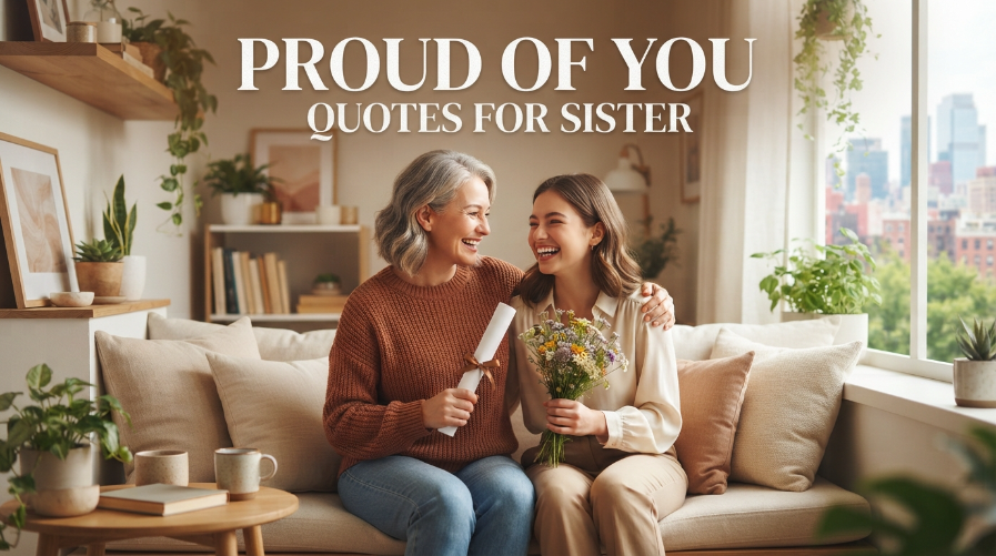 Proud of You Quotes for Sister
